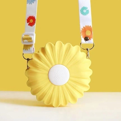 School Supplies Silicone Pencil Box Durable Makeup Bag Kids Shoulder Handbag Girls Crossbody Bag Christmas Birthday Gift