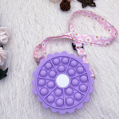 Kawaii Crossbody Bag Cute Shoulder Bag Cartoon Silicone Bag Pop Purse Wallet Bag Girls Birthday Gift Lovely Accessories