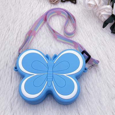 Cute Butterfly Crossbody Bag Toddler Cross Body Purse Wallet Shoulder Bags Handbag Crossbody Purses Coin Purse For Kids