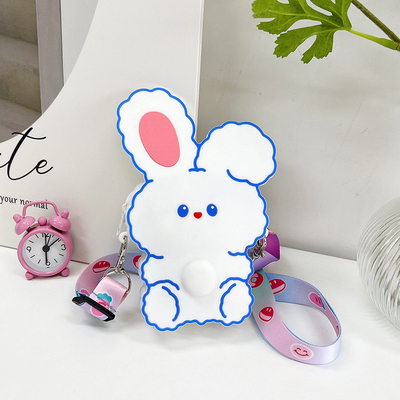 Lightweight BPA Free Silicone Pen And Pencil Box Pop Shoulder Purse Fidget Toys Bag For Girls Corssbody Shoulder Purse