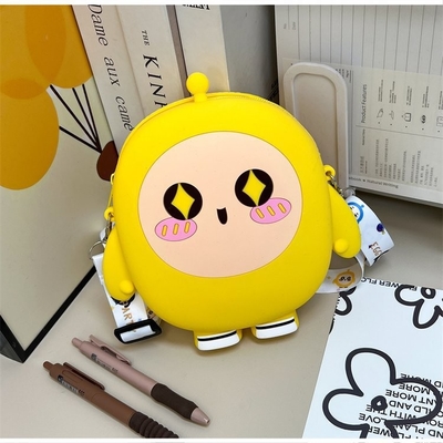 Good price Cartoon Silicone Pencil Case Coin Wallet Bag Crossbody Shoulder Bag Kid Handbag Coin Purse For Little Girl Birthday Gift online