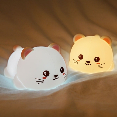 Good price Night Light For Kids Cute Silicone Puppy Night Light With 2 Levels Of Brightness 7 Colors Kawaii Touch Lamp For Bedroom online