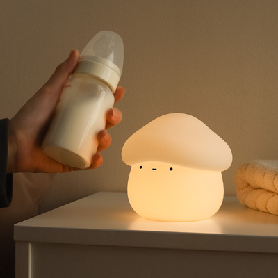Good price Mushroom Night Light For Kids Squishy Silicone Night Light 7 Soft ColorsTap Control Rechargeable Sleep Timer Beside Lamp online