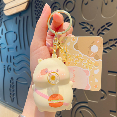 Good price Customized Cute Pendant Squishy Toys Silicone Keychain Non-Toxic for Kids and Adults online