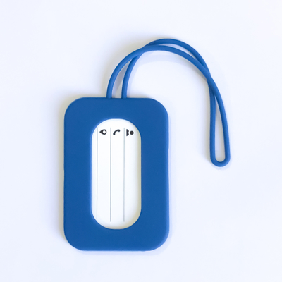 Good price Cartoon Baggage Suitcase Labels Colorful Silicone Name ID Card For Creative Travelers online
