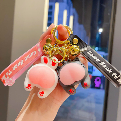 Good price Cartoon And Modern Kawaii Car Keychain Accessories Purse Handbag Custom Keychain Charms online
