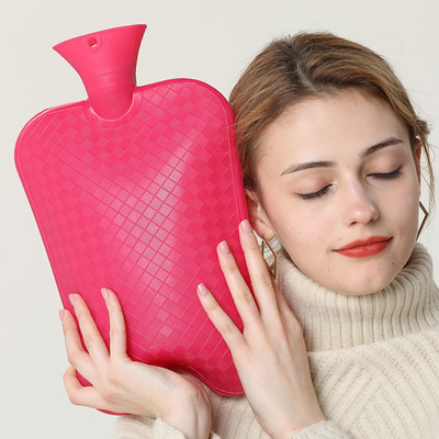 Good price Soft Rubber Hot Water Bottle With Cover , Hot Water Bag 3 Litre For Cramps Pain Relief online