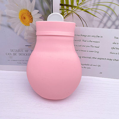 Harga yang bagus Microwave Pemanasan Silikon Botol Air Panas Kantong Dengan Tutup Kain Terapi Panas Dingin Sakit punggung Hadiah Untuk Pacar Ibu on line