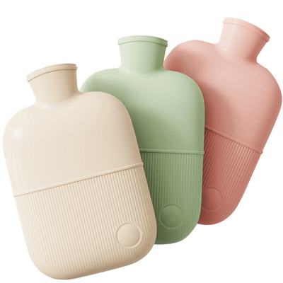 Good price Rubber Hot Water Bottle With Soft Cover , 2L 1L Hot Water Bag For Cramps Pain Relief online