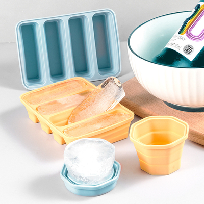Good price Ice Cube Trays Set Of 2, Easy Release 15 Flexible Silicone Ice Cube Molds With Removable Lid Reusable Freezer Ice Trays Stackable For Whiskey, Baby Food, BPA Free online
