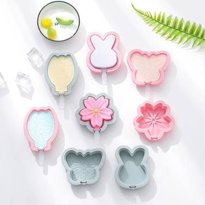 Cute Ice Cube Trays Silicone Cloud Chocolate Mold Wax Melt Molds Easy Release Ice Trays Non-Stick Chocolate Soap Pudding Jello Ice Cube Tray