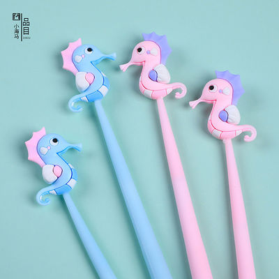 Harga yang bagus Cute Cartoon Blue Gel Ink Pens Cartoon Animal Pen 0.5 mm Berbagai Gaya Pens Stationery Untuk Kantor Sekolah Rumah Siswa Anak Ulang Tahun Hadiah on line