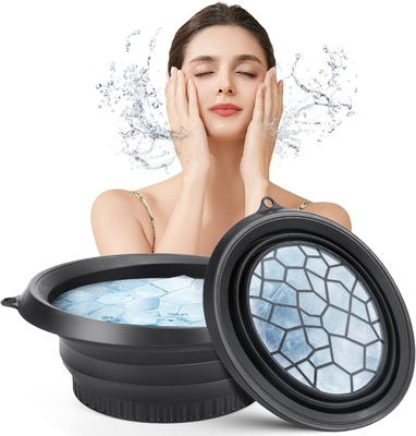 quality Space-Saving Silicone Foldable Ice Bowl - Multi-Purpose Cold/Hot Therapy for Face & Beauty Treatments Perfect for Ice Facial Massage & Makeup Removal factory