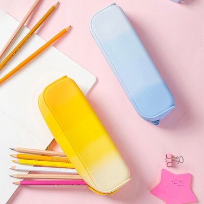Good price 110g Silicone Pencil Box Food Grade Silicone Material Lightweight Durable Portable Storage Case for Office School and Travel online