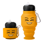 Travel Portable Sport Collapsible Water Bottle Silicone Reusable ...
