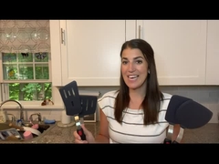 Nostick Heat Resistant Silicone Cooking Spatula Turner Set