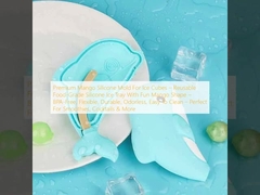 Premium Mango Silicone Mold For Ice Cubes – Reusable Food-Grade Silicone Ice Tray With Fun Mango Shape – BPA-Free, Flexible, Durable, Odorless, Easy To Clean – Perfect For Smoothies, Cocktails & More