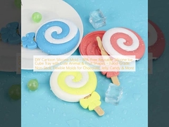 DIY Cartoon Silicone Mold – BPA-Free Reusable Silicone Ice Cube Tray with Cute Animal & Fruit Shapes – Food-Grade, Non-Stick, Flexible Molds for Chocolate, Jelly, Candy & More