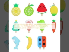 DIY Cartoon Silicone Mold – Reusable BPA-Free Food Grade Ice Cube Tray With Cute Fruit & Animal Shapes For Chocolate, Candy, Jelly, Resin, Soap & More